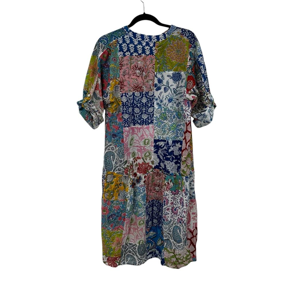 Mary Marshmallow Blue Multi Mixed Patchwork Print… - image 3